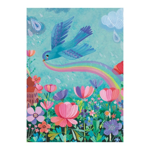 Caderno A5 Pautado 25 folhas AQUARUPELLA Andorinha