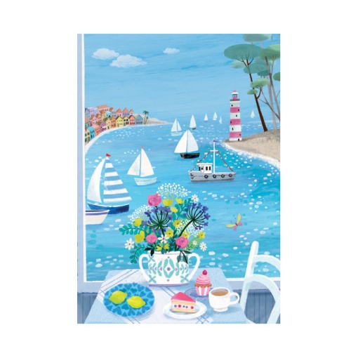 Caderno A6 Pautado 25 folhas AQUARUPELLA Barcos