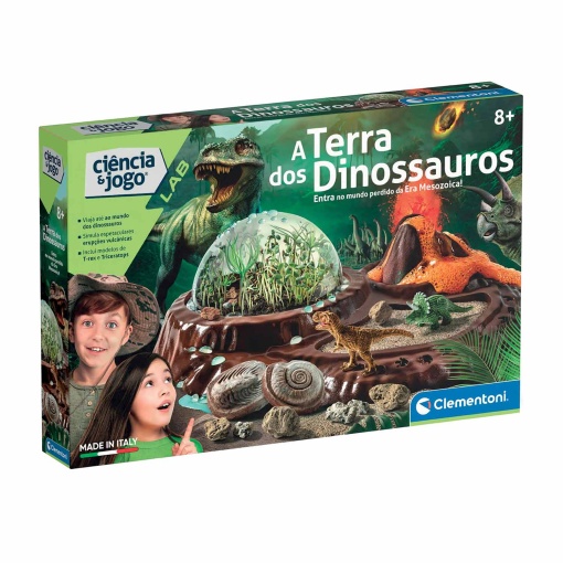 A Terra dos Dinossauros CLEMENTONI CIÊNCIA & JOGO LAB