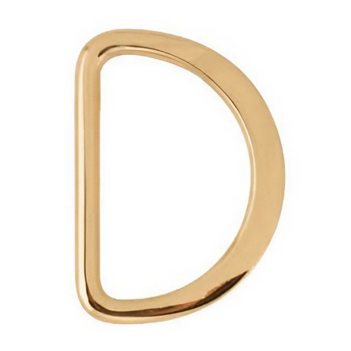 Meia argola de metal 19mm dourado COSE