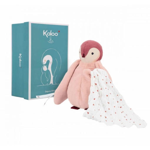 Peluche dos Beijinhos Pinguim Rosa 20cm KALOO Complices