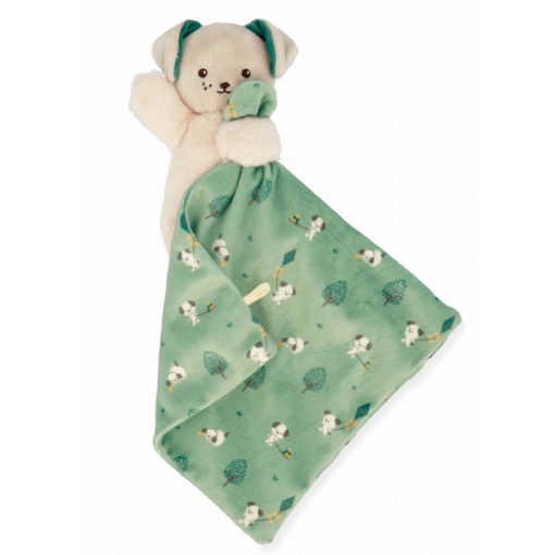 Doudou Cão Verde 18cm KALOO Carre Douceur