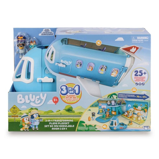 BLUEY Avião 3 em 1 FAMOSA