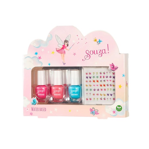 Conjunto 3 Vernizes + Stickers SOUZA