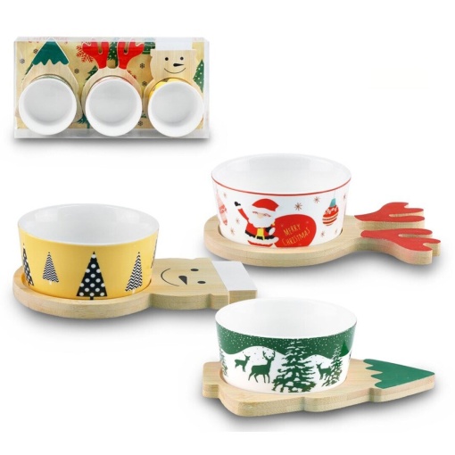 CONJUNTO APERITIVOS NATAL 6 PECAS ANILAR CBK1838