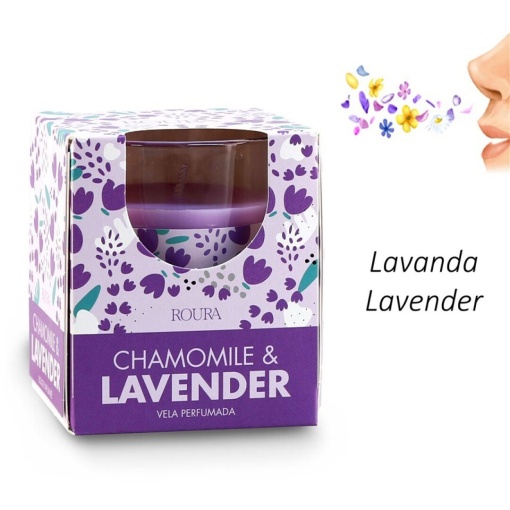 Vela Perfumada Chamomile & Lavender ROURA