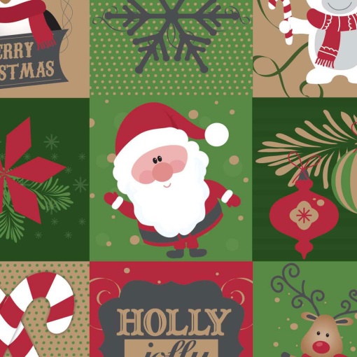 Papel de Embrulho JOL Natal 70x100cm Holly