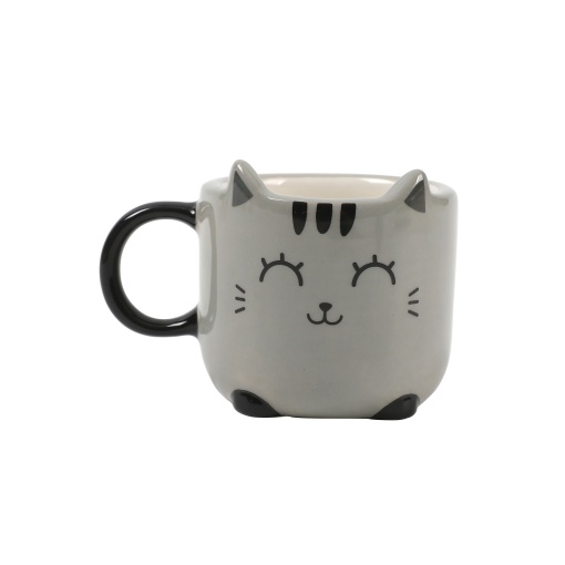 Chávena de Café I-TOTAL Gato Cinza (2 unidades)