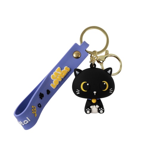 Porta-chaves I-TOTAL Gato Preto