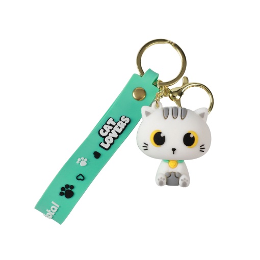 Porta-chaves I-TOTAL Gato Branco