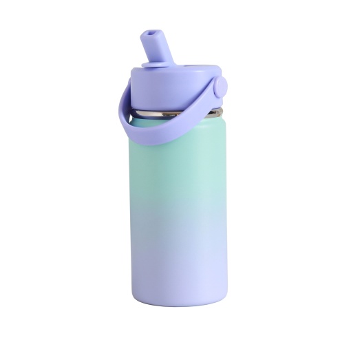 Garrafa Térmica I Drink Macaron 400ml lilás/verde
