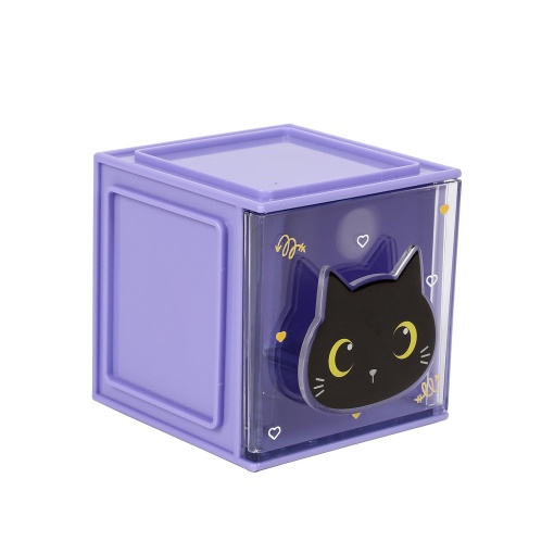 Organizador de secretária I-TOTAL gato preto Xl2961