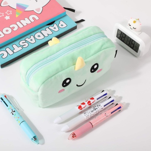 Estojo Escolar de Pelúcia I-TOTAL Hello DINO