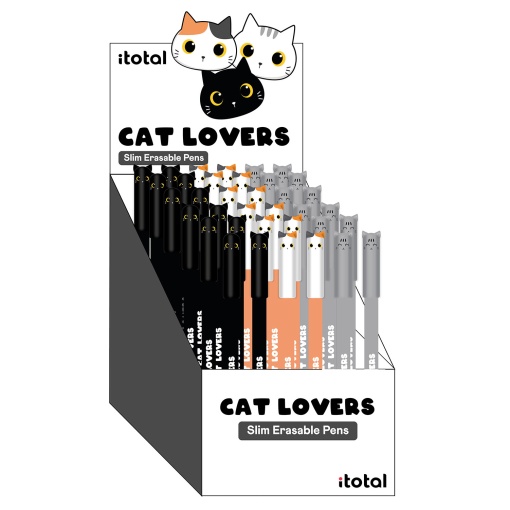 Esferográfica Apagável I-TOTAL CAT Lovers Sortido