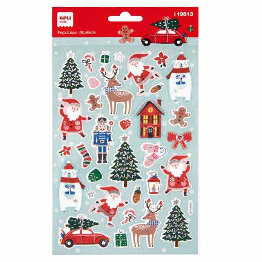 Autocolantes APLI NATAL caixa com 1 folha 19813