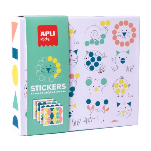 Stickers geométricos - animais APLI Kids