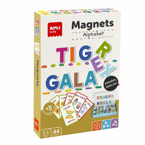 Magnets Alfabeto 44 Peças APLI Kids
