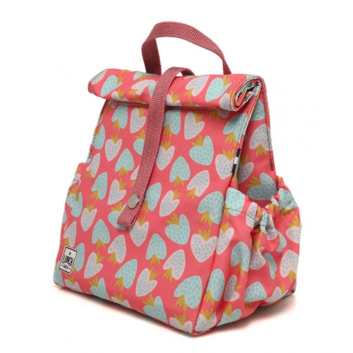 Lancheira Térmica The Lunch Bags Kids Morangos 24x21x16cm