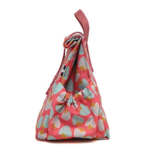 Lancheira Térmica The Lunch Bags Kids Morangos 24x21x16cm