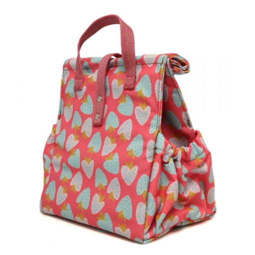 Lancheira Térmica The Lunch Bags Kids Morangos 24x21x16cm