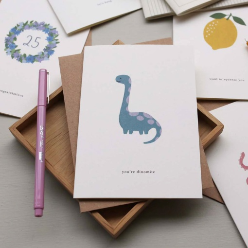 Postal KARTOTEK DINOSAUR "You're Dinomite"