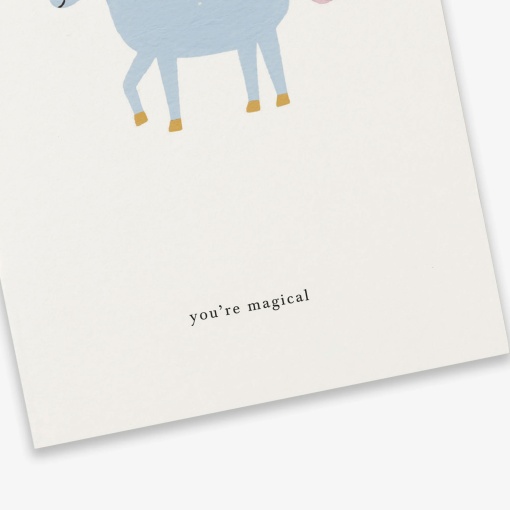 Postal KARTOTEK Unicorn "You're Magical"