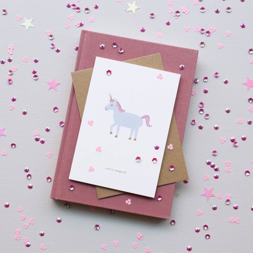 Postal KARTOTEK Unicorn "You're Magical"