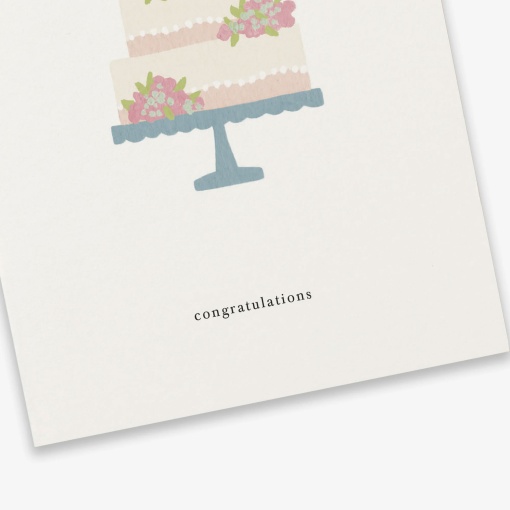 Postal KARTOTEK Wedding Cake "Congratulations"