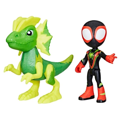 Spidey And His Amazing Friends Dino-webs Figuras Miles & Dino MARVEL HASBRO