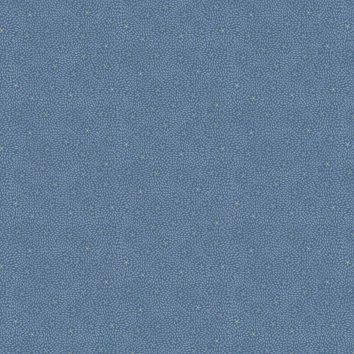 Tecido MAKOWER Kasumi Kiku Blue 1x1,12m