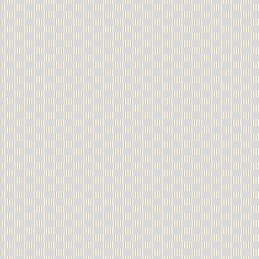 Tecido MAKOWER Mellow Drama Checkerboard Silver 1x1,12m
