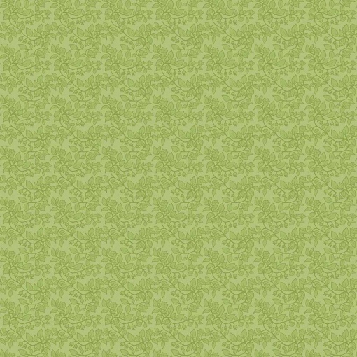 Tecido MAKOWER Country Fresh Ground Cover Periwinkle 1x1,12m