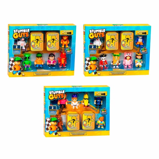 Stumble Guys Pack 8 Figuras 6cm Sortido Surpresa BIZAK