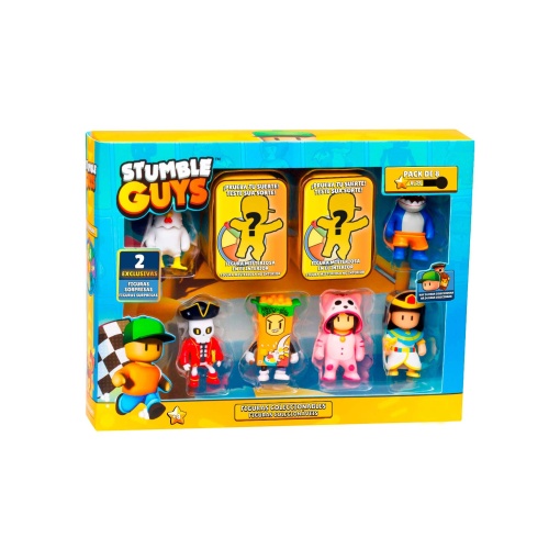 Stumble Guys Pack 8 Figuras 6cm Sortido Surpresa BIZAK