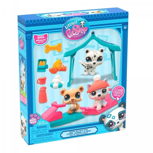 Littlest Pet Shop Dia de Neve BANDAI