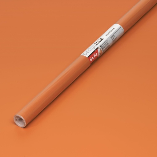 Película adesiva D-C-FIX liso brilhante 45cmx2m terracota RAL 8023 346-0697