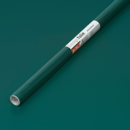 Película Adesiva D-C-FIX LISO Brilhante 45cmx2m Verde Azulado RAL 6004 346-0696