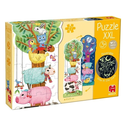 Puzzle GOULA 27 peças XXL Reversível e Brilha no Escuro