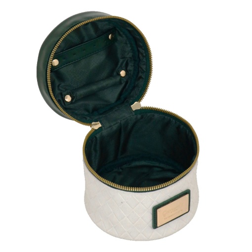 Necessaire CAMOMILLA Duo Di Classe branco/verde 14x14x13cm