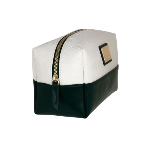 Bolsa CAMOMILLA Duo Di Classe branco/verde 22x10x13cm 04149