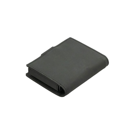 Porta-cartões RFID em Pele/Metal GARZINI Preto