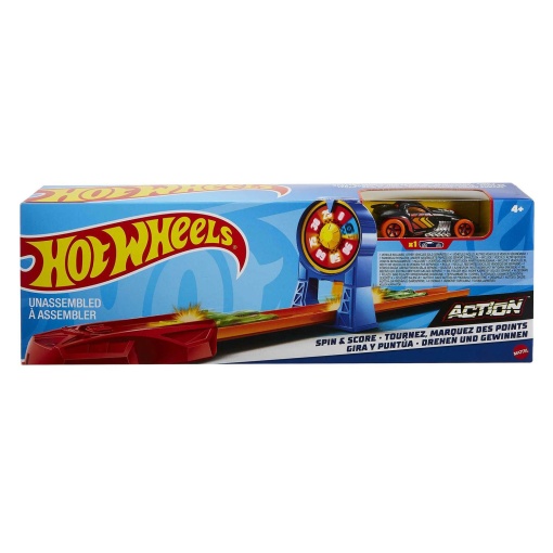 Hot Wheels Pista Básica Gira e Pontua MATTEL FTH79/HFY68