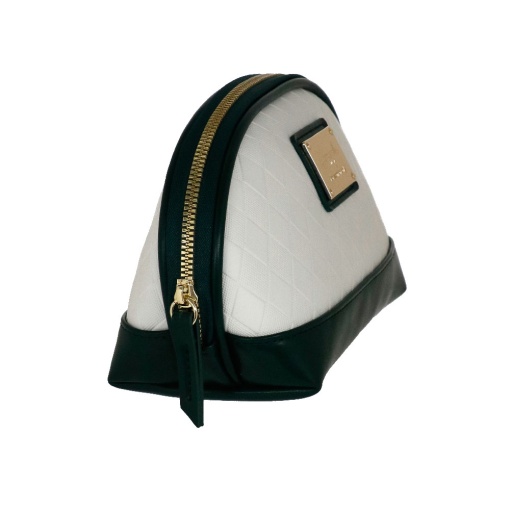 Bolsa CAMOMILLA Duo Di Classe branco/verde 22x10x13cm 04147
