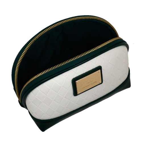 Bolsa CAMOMILLA Duo Di Classe branco/verde 22x10x13cm 04147
