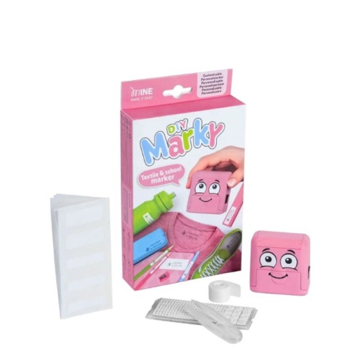 Kit Marky para marcação de roupa e objetos rosa COLOP