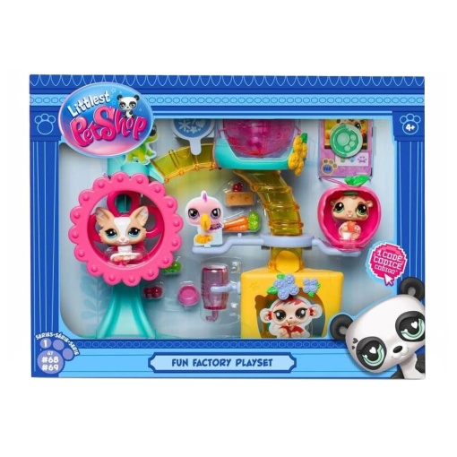 Littlest Pet Shop Playset Hora da Diversão BANDAI