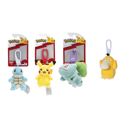 POKEMON Clip-on-plush BIZAK Sortido