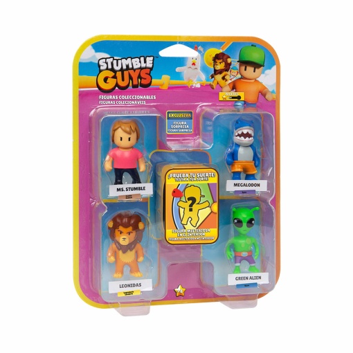 Stumble Guys Pack 5 Figuras 6cm Sortido BIZAK