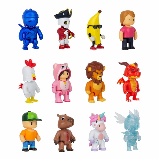 Stumble Guys Pack 3 Figuras 8cm Sortido BIZAK