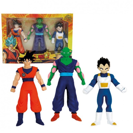 Monster Flex Dragon Ball pack 3 figuras sortido BIZAK